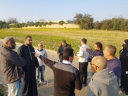 بالصور: زيارة ميدانية لوضع الترتيبات اللازمة استعداداً لأي محاولة للتعدي على مقبرة طاسو